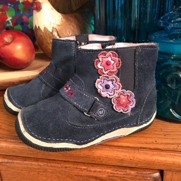 SOLD! 🦄 Stride Rite Sz 6.5 Suede Boots - Picture 3 of 9